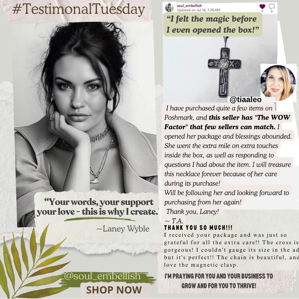 5🌟Stars @soul_embellish
#TestimonialTuesday: “This Is Why I Create!”